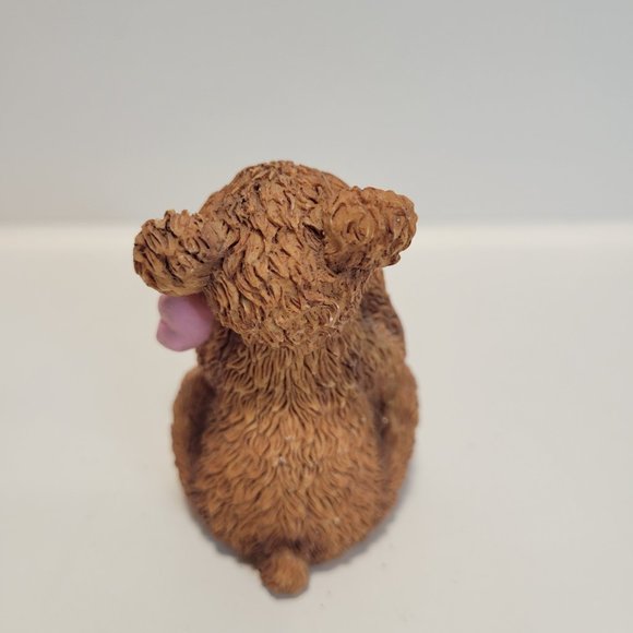Vintage Teddy Bear Figurines Set of 4 Each about 3" - Picture 5 of 13
